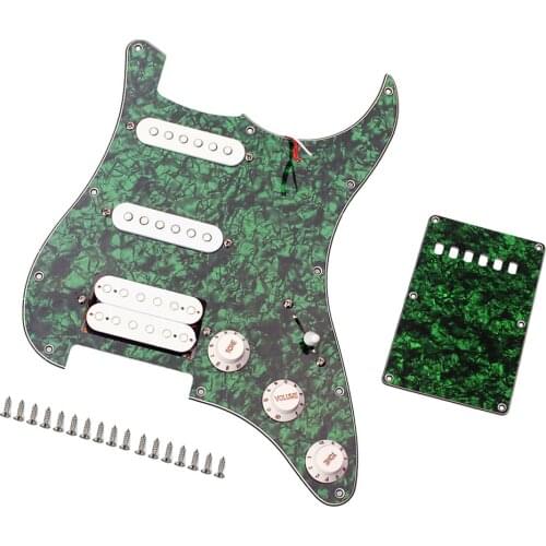 3-ply SSH 5-way Pre-loaded Pickup Humbucher Pickguard Anti-scratch Plate for ST Electric Guitar Parts