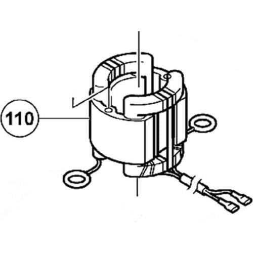 AC220V-240V 340712E 340712F Stator Field for Hitachi DH50MRY DH50MR