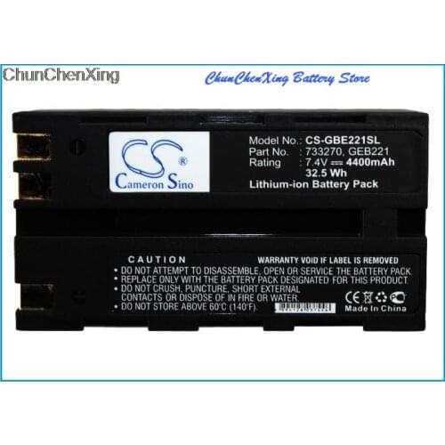 Cameron Sino 4400mAh Battery ZBA200, ZBA400 for GEOMAX Stonex R6, Zoom 20, Zoom 30, Zoom 35, Zoom 80, ZT80