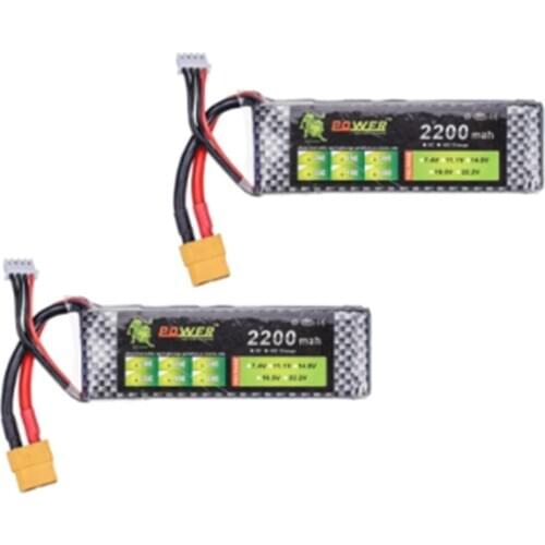 LION POWER Lipo Battery 11.1V 2200mAh 25C MAX 50C 3S Lipo for Helicopter Quadcopter RC Car Airplane Spare Part