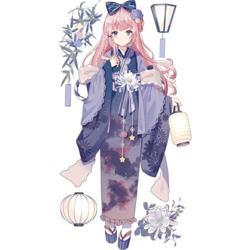 Dreamy Japanese Girls PET Washi Tape Junk Journal Masking Tape DIY Scrapbooking Decorative Card Making Stickers Label