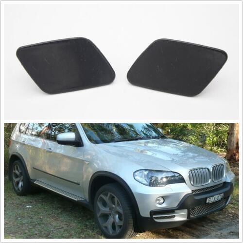 For BMW E70 X5 LCI 2011 2012 2013 Car-styling Front Bumper Headlamp Headlight Wash Cap