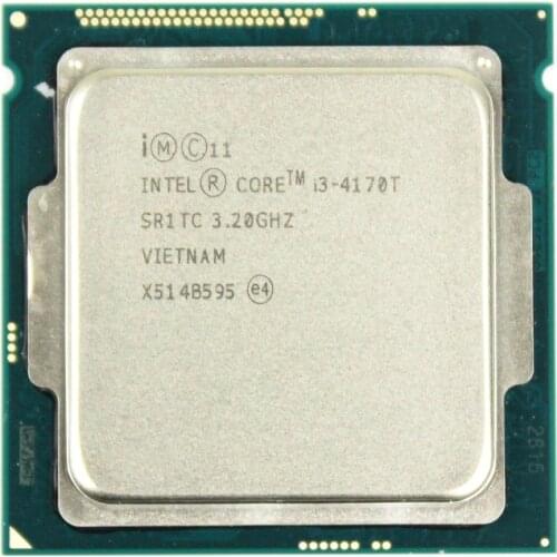 Intel Core i3 4170T 3.2 GHz Dual-Core CPU Processor 3M 35W LGA 1150