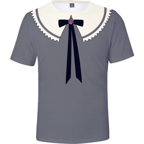 Fashion 3D Anime WONDER EGG PRIORITY T-shirt Men Women Casual Kids t shirt Summer Hip Hop Gray Boys Girls Cosplay Outfits