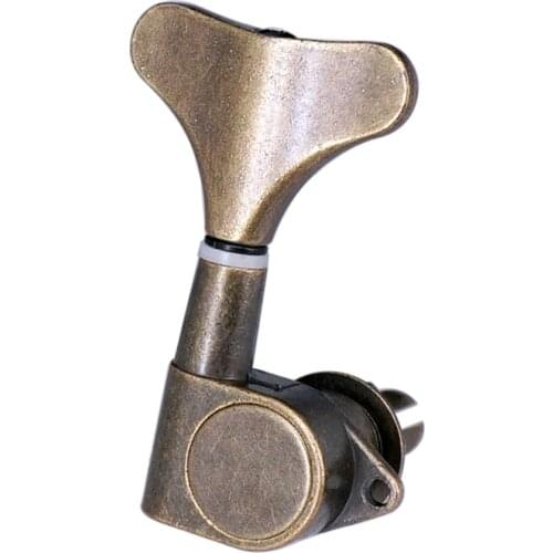 Guitar String Buttons Tuners Acoustic Bass Electric Guitar Parts 2L2R Bronze