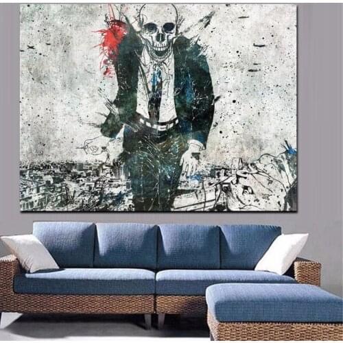 Canvas Painting Dead Man Walking In the Street Canvas Poster Print for living room bedroom home decoration