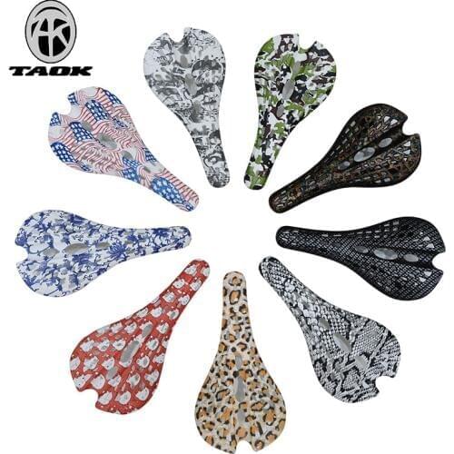 Bicycle Front Seat Mat Bike Saddle Bicycle Seat Cushion Pad Breathable Soft Spider Web Saddle Bicycle Bike Accessories