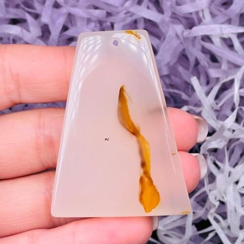 Beautiful Natural Red Green Gemstone Pandent Ruby Emerald Polished Necklace Pendant Reiki Healing Chakra Crystal As Gift