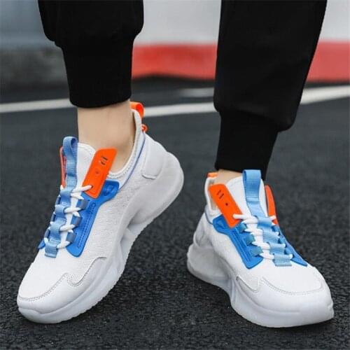 Men Sneakers Light Soft Sole Male Athletic Sneakers Mesh Breathable Man Casual Shoes Platform Sneakers Sport Shoes Tennis Hombre