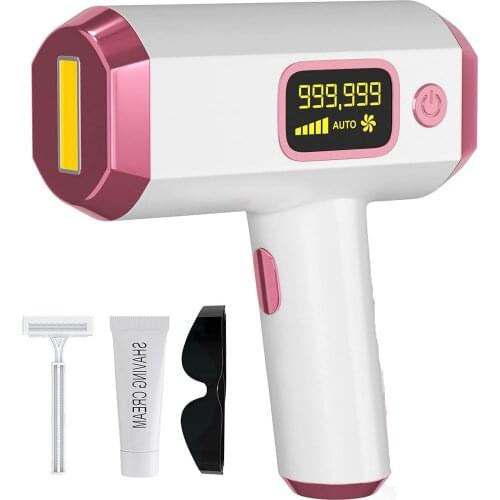 IPL Laser Hair Remover- Permanent and Pain-Free - Reduces Unwanted Hair- Upper Lip, Bikini, Facial, Arms, Leg Hair Removal