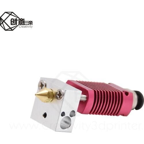 MK8 Extruder Hot End kit for 3d Printer 1.75mm 0.4mm Nozzle printer aluminum heating block 3d printer accessories