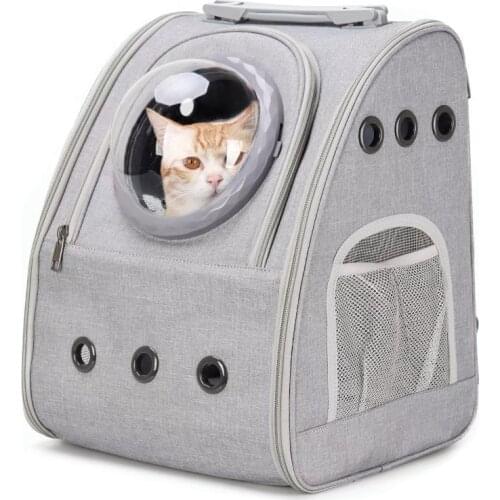Portable Pet Carrier Bag Breathable Cat Bag Outdoor Travel Backpack for Cat and Dog Pet Collapsible Backpack Bag for Cat