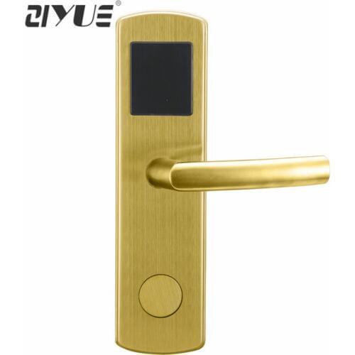 Professional Manufacture Intelligent Stainless Steel RFID Card Key Reader Hotel Lock for Hotel ET600RF