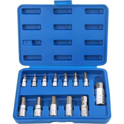 Professional Tool Box Socket Converter Adaptor Set Hand Wrench Tool Set Reducer Adapter Car Bicycle Estojo Garage Repair Tools