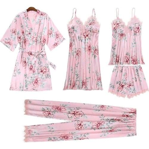 QIANTANG Women's Satin Pajamas China