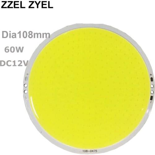 ZZELZYEL DC12V 80W high brightness COB LED MODULES DIA160mm cool white DIY used for indoor/outdoor lighting