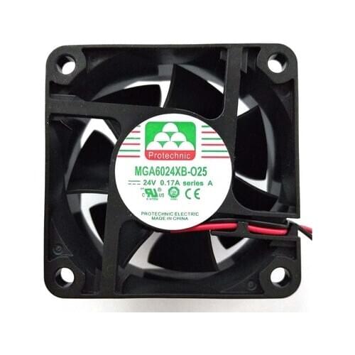 Magic MGA6024XB-O25 MGA9224XR-025 MGA9224YB-A20 DC 24V 0.17A Server Cooling Fan