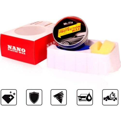 120g Mr.Fix Premium Carnauba Car Wax Car Plated Crystal Wax Polishing Coating Solid Wax Car Paint Surface Coating Russia 2021