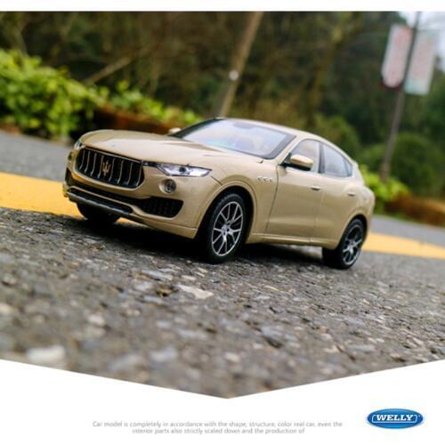 Welly 1:24 Levante Maserati levante car alloy car model simulation car decoration collection gift toy Die casting model boy toy