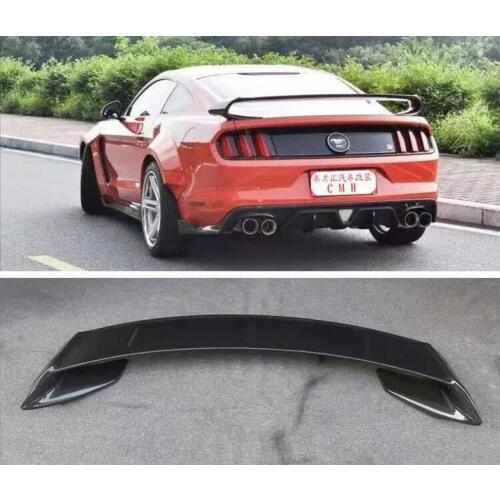 Carbon Fiber Car Rear Wing Trunk Lip Spoilers Fits For Ford Mustang Spoiler 2015 2016 2017 2018 2019