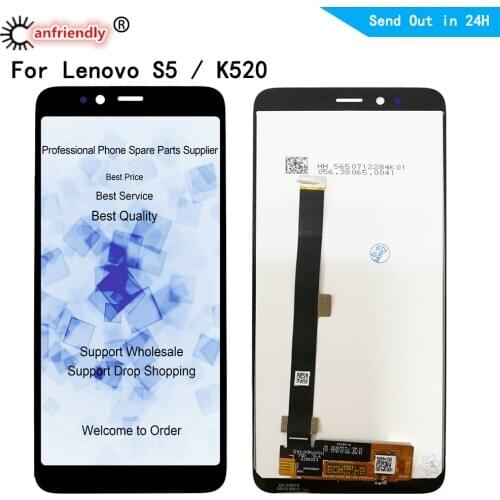 5.7" LCD For Lenovo S5 K520 LCD Display+Touch panel Screen Replacement Digitizer module Assembly repair part lcds with frame