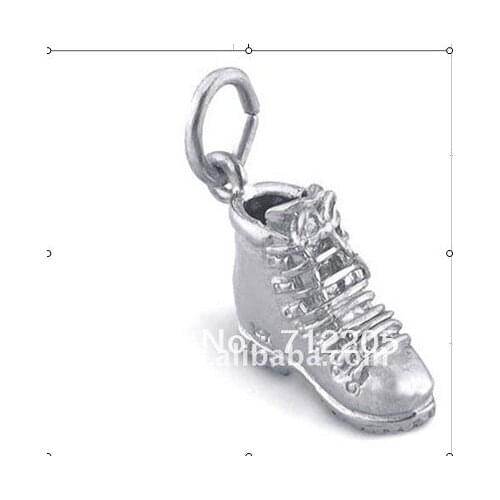 10pcs a lot zinc alloy shoes shape charm pendants jewelry