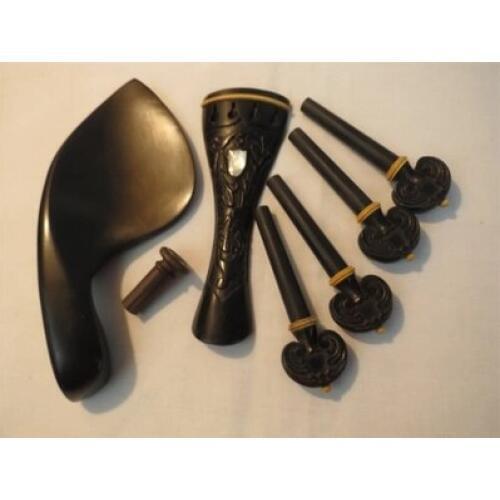 4/4 violin accessories, high-grade ebony accessories, piano axes / stern / Chin pulls / strings