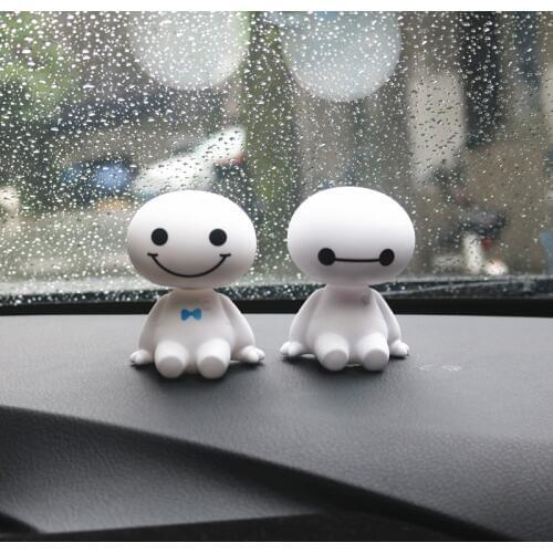 Car Ornaments Interior Accessories Shaking Head Sticker For Ford Focus 2 Fiesta Mondeo MK4 Transit Fusion Kuga Ranger Mustang