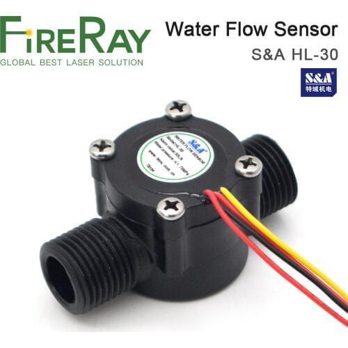 FireRay S&A Water Flow Switch Sensor HL-30 for S&A Water Chiller for CO2 Laser Engraving and Cutting Machine