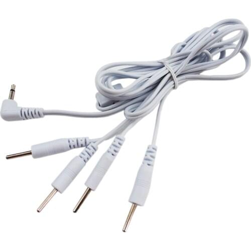 Electric shock wire electrical stimulation wire electro cable patch cord the parts for DIY sex toys