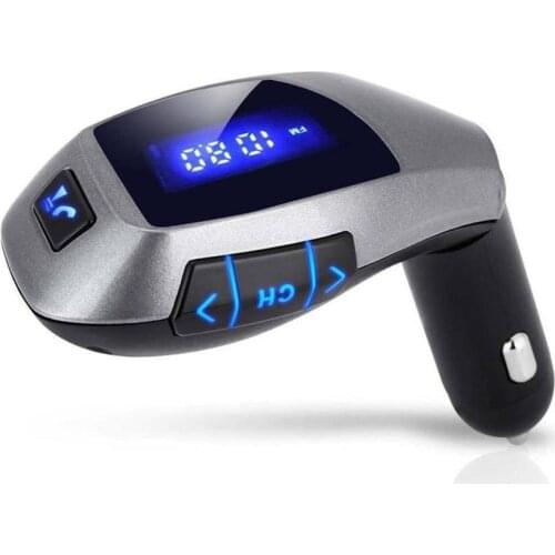 FM Transmitter Car Bluetooth 5.0 Wireless Handsfree wifi Player MP3 USB Charger Accessories Double Receiver Fast Car Audio H6Z4