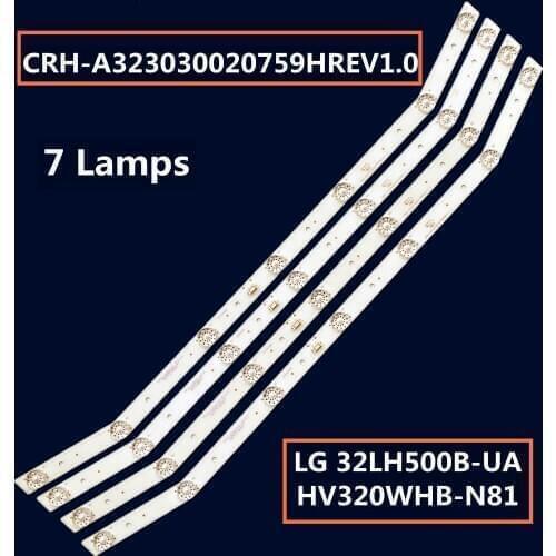 KIT BARRA DE LED PHILCO Philco PH32E20DSGWA PH32E31DG 32LH500B-UA HV320WHB-N81 Vizio E320-A0 NE-32F301CN16 GDL320HY