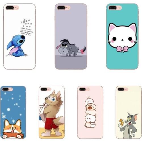 Cute Cartoon Animal For Xiaomi Mi3 Mi4 Mi4C Mi4i Mi5 Mi 5S 5X 6 6X A1 Max Mix 2 Note 3 4 Soft Silicone TPU Transparent Printing