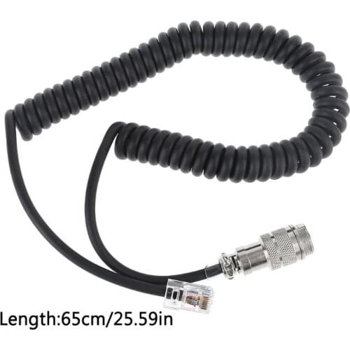 T3EE 8 Pin to RJ-45 Modular Plug Mic Cable Adapter for Yaesu Microphone MD-200 MD-100 M-1 M-100 FT-450 FT-900 FT-991 FT-891
