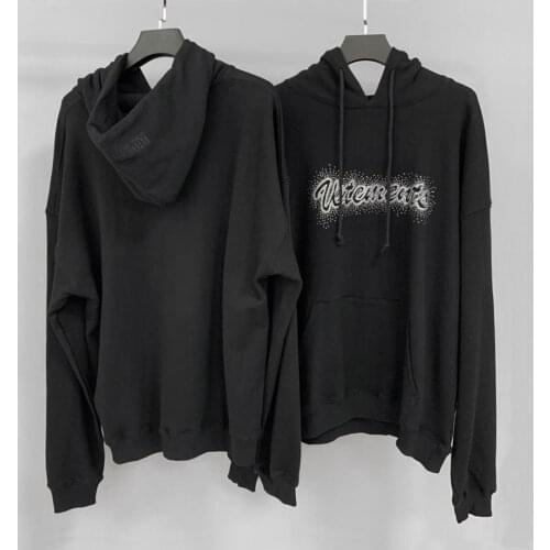 VETEMENTS High street new VTM vehicles sweater OS loose casual hip anti war series hoodies for men and women