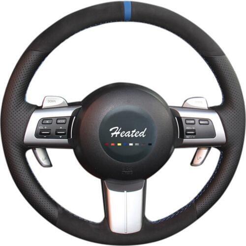 Braid on the Steering Wheel Cover for Mazda MX-5 2009-2013 RX-8 2009-2013 CX-7 CX7 2007-2009 capa para volante