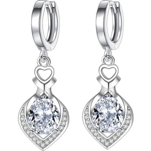 2021 New Style Rhinestone Earrings Flower Bud Earrings Hibiscus Mutabilis Flower Earrings For Ladies Gift