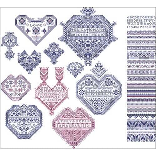 Colorblock patterns Counted Cross Stitch 11CT 14CT 18CT DIY wholesale Chinese Cross Stitch Kits Embroidery Needlework Sets