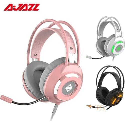Ajazz AX120 Gaming Headset with Microphone Mic Games Surround Stereo Noise Cancelling Gamer Headphones for PS4 PS3 Xbox Switch