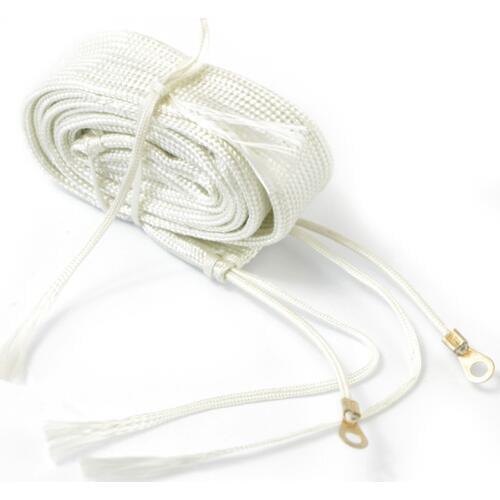 Glass Fiber Heating Tape 220V 1 m Long 100W Temp For Dry Water Pipe Electric Heater Wire Band Belt Fiberglas P0.5