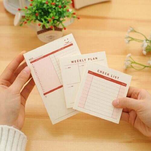 Cute Weekly Monthly Work Planner Diary Agenda Filofax Notebook For Kids School Supplies Wholesales Officer Students Supply