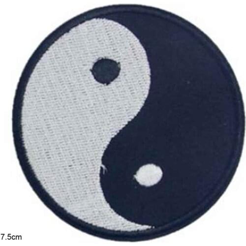 Cartoon Taichi Tai Chi Iron on Sew on Embroidered Clothes Patch For Clothing Girls Boys