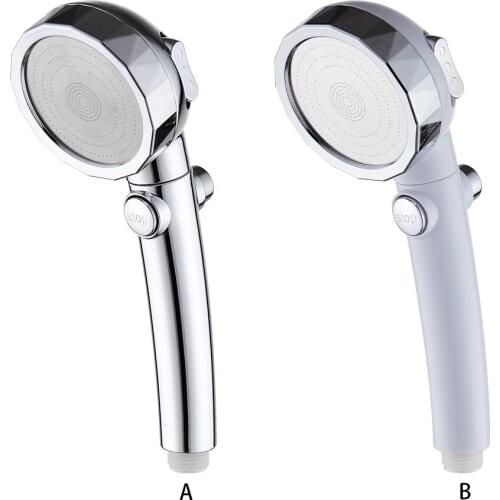 1pc Shower Head High Pressure Rain Bath Showers Adjustable Water Saving Showerhead Luxury For Home Hotel Bathroom Sprayer