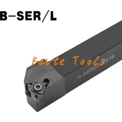 1PCS B-SER1212H16 B-SER1616H16 B-SER2020K16 B-SER2525M16 B-SEL1212H16 B-SEL1616H16 B-SEL2020K16 CNC External thread lathe tool