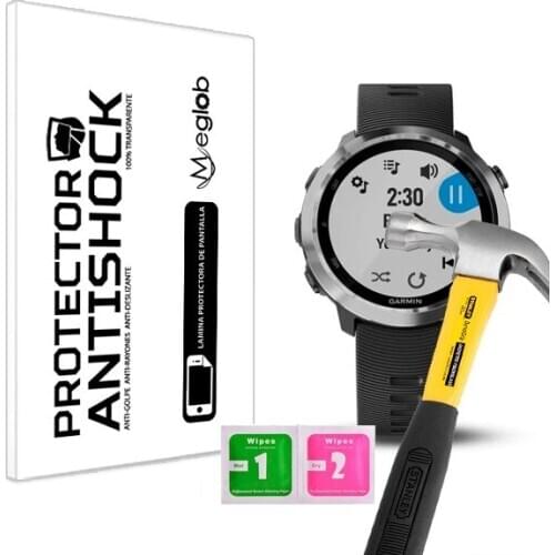Screen protector Anti-Shock Anti-scratch Anti-Shatter compatible with Garmin Forerunner 645 Music