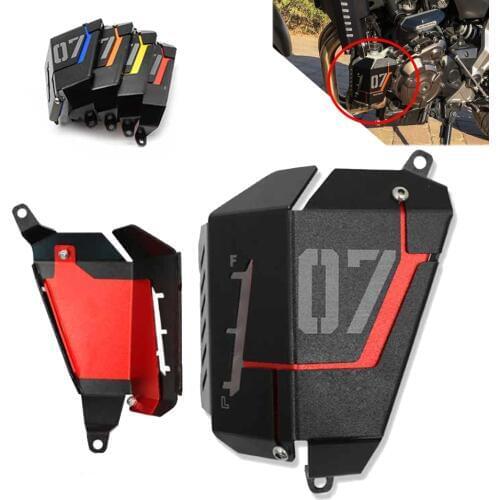For Yamaha MT-07 FZ-07 MT 07 FZ 07 2014 2015 2016 2017 2018 2019 Coolant Recovery Tank Shielding Cover Guards Radiator Protecter