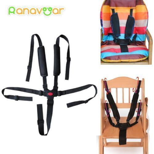 Baby Protection Seat Stroller Belt Pad 5 Point Harness Safe Belt Seat For Stroller High Chair Pram Buggy Children Kid Pushchair