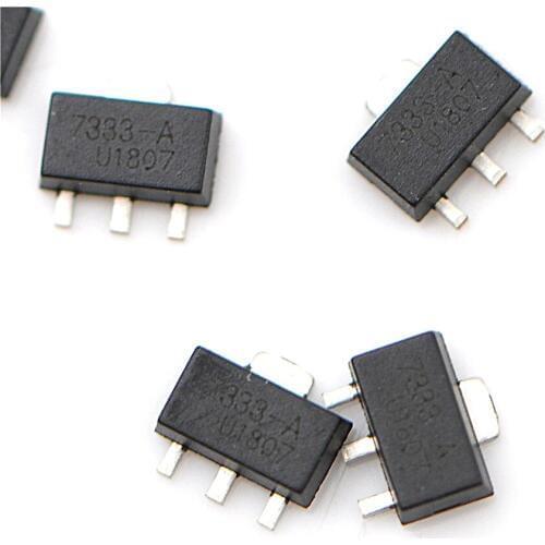 10 Pcs/lot New HT7333A-1 7333-1 SOT89 Low-Power Three-Terminal Regulator Chip HT7333