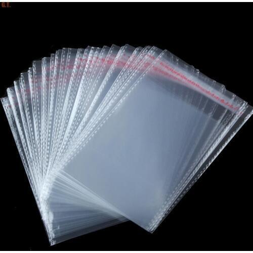 2018 200pcs Clear Resealable Bopp/poly/ Cellophane Bags 20x22+3cm Transparent Opp Gift Plastic Packaging Self Adhesive Seal