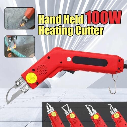 4 in 1 Electric Hot Knife Cutter Heat Knife Fabric Rope Cutter 100W Pro Electric Hot Knife Cloth Foam Styrofoam Cutting Tool Kit